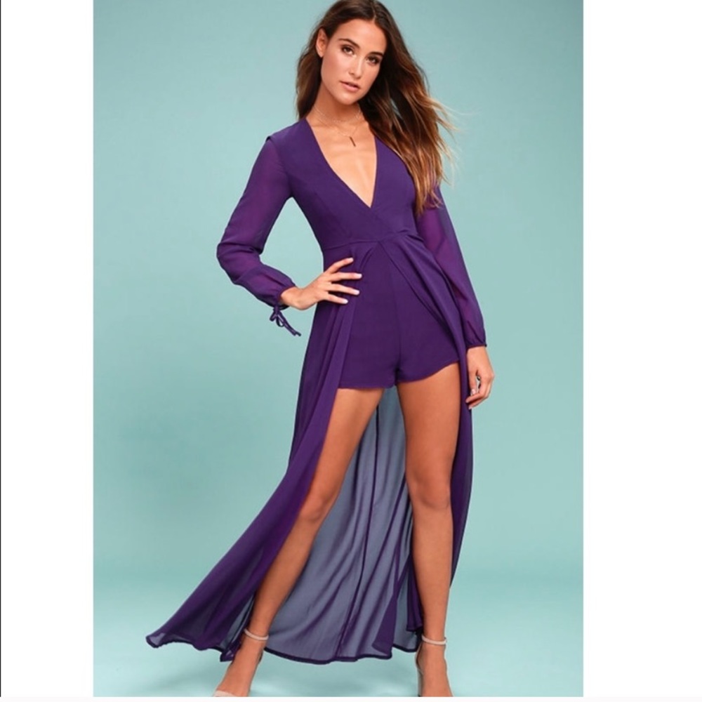 Lulu’s Gone with the Whirlwind High Low Romper